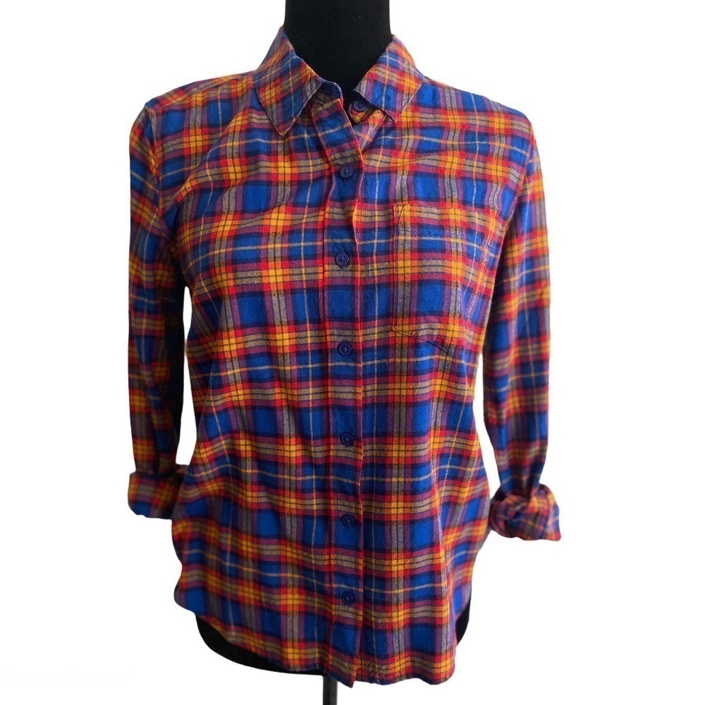 F21 plaid flannel size small - Picture 2 of 8